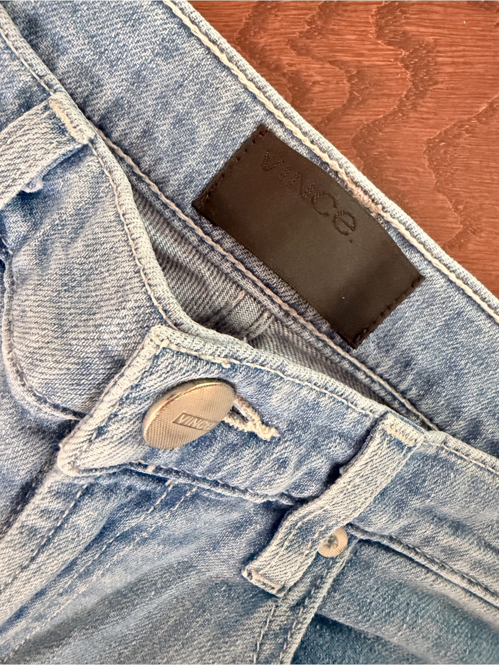 Vince Ombre Light Blue Crop Jeans size 28 - Picture 5 of 8